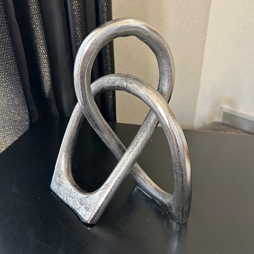 John Richard Aged Silver Sculpture.